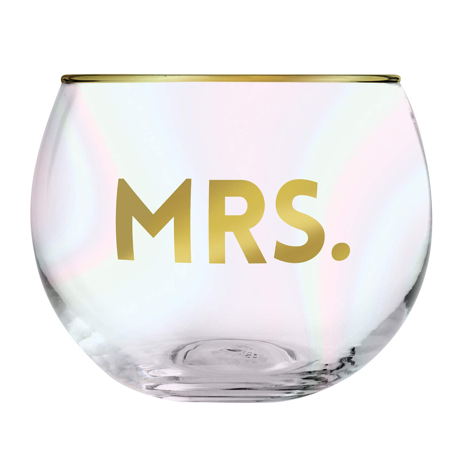Verre à cocktail Roly Poly Mrs verre mariage original 388g