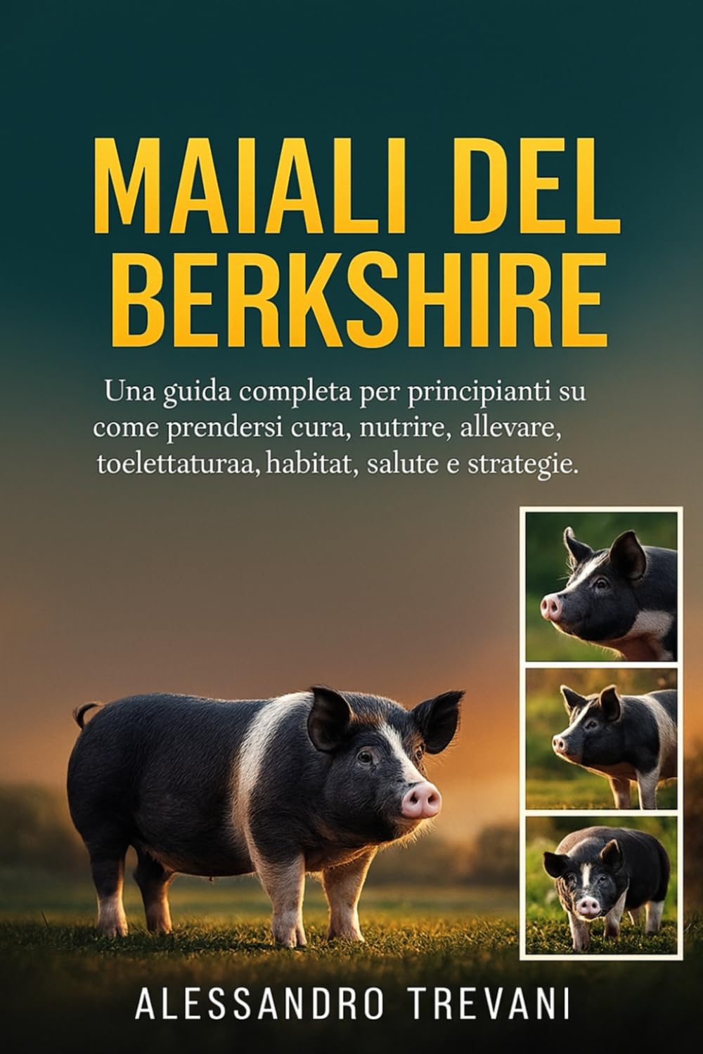MAIALI DEL BERKSHIRE: Una guida completa per principianti su come prendersi cura, nutrire, allevare, toelettatura, habitat, salute e strategie.