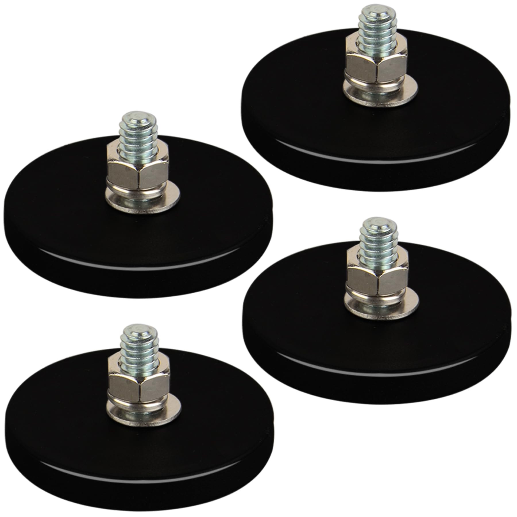 MUTUACTOR Neodymium Rubber Coated Magnets,4PCS Anti-Scratch Mounting Magnets with 1/4-20 Male Thread,35lbs Strong Round Rare Earth Magnet for Camera Mount LED Lights and Other Brackets-image-40