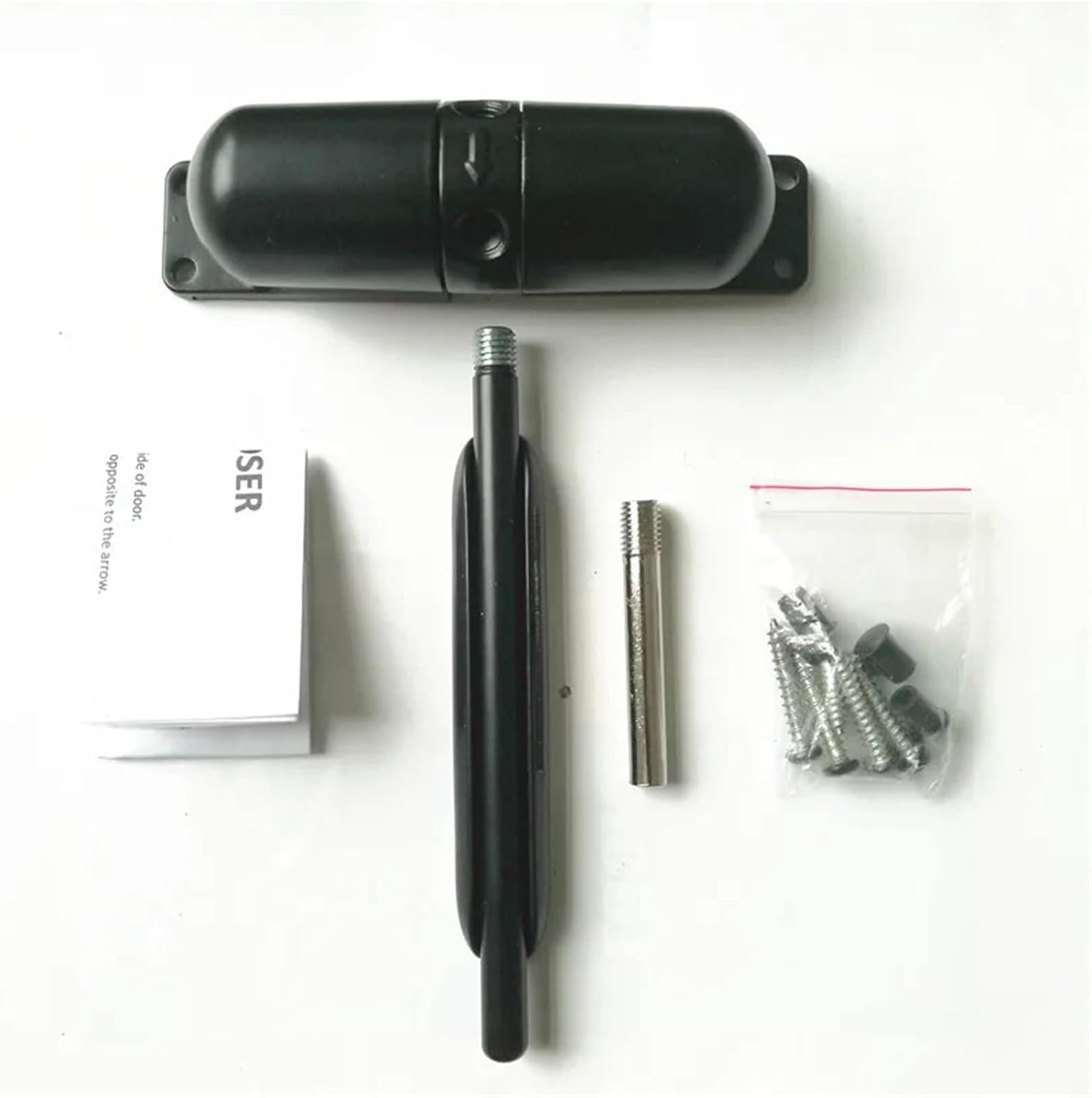 20-70KG Zinc Alloy Spring Door Closer Automatic Mounted Door Stops Adjustable Surface Door Closer