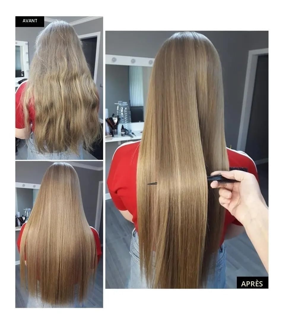 Salvatore 1 l Shampoing anti-déchets, revitalisant Reconstruction - Formule concentrée de taninoplastie bleu de qualité supérieure pour cheveux abîmés, bouclés et bouclés - Crème sans parfum