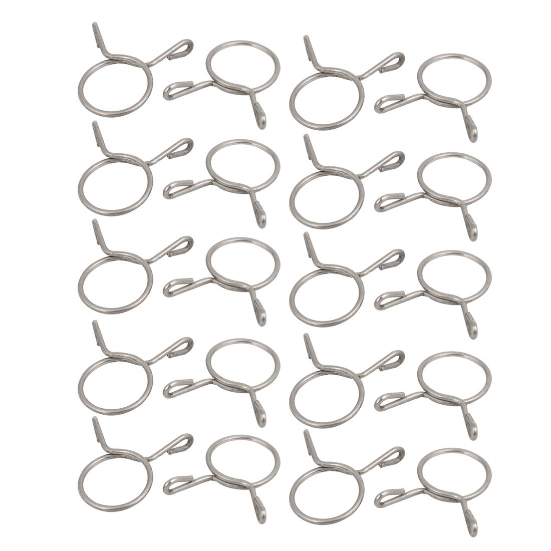 QUARKZMAN Brandstofleidingsslangklemmen, 5 stuks 72 mm ID 80 mm max. ID