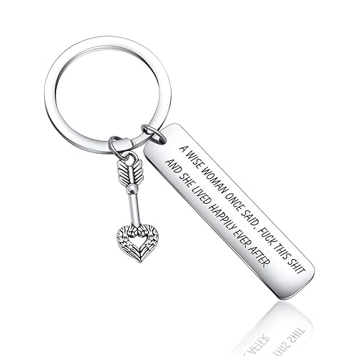 Keytells Women Motivational Gift Inspirational Keychain for Friends Coworkers Sister