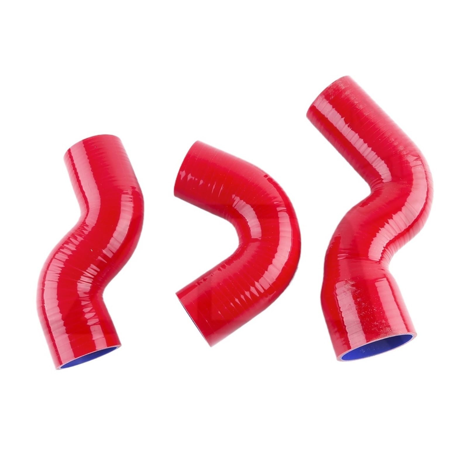Straight Reducer Hose Coupler Car Silicone Turbo Intercooler Hose Parts 4PLY fit for Land Rover Defender TD5 1998-2016 3PCS(Rouge)