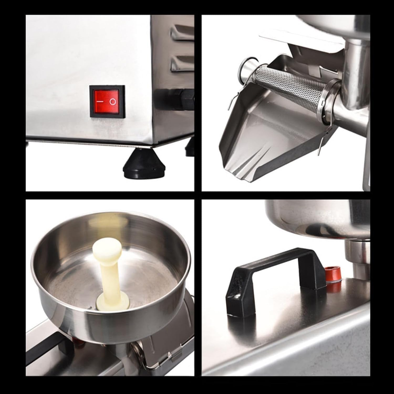 Passapomodoro Elettrico, Fresatrice Per Alimenti Commerciale In Acciaio Inossidabile, Macchina Per Salse, 90-160 Kg/h, Passapomodoro Automatico, Per Conserve Di Purea Di Pomodoro, Salse E Altro
