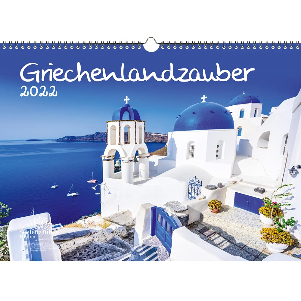 Greeklundzauber DIN A3 Calendar for 2022 Greek Lund Seelenzauber