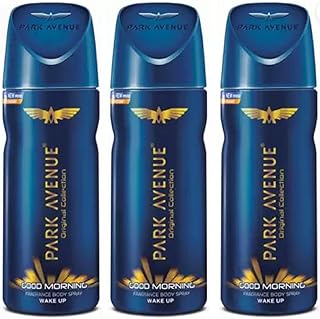 Park Avenue Good Morning Deodorant Combo Pack of 3 Deodorant Spray - For Men (450 ml, Pack of 3)