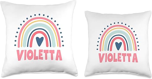 Miniatura 3 de Idea Regalo Personalizzata con Nome Gifts Idea Violetta Name Custom Woman Myth Legend - Almohada para fiesta de cumpleaños, 16 x 16 pulgadas,