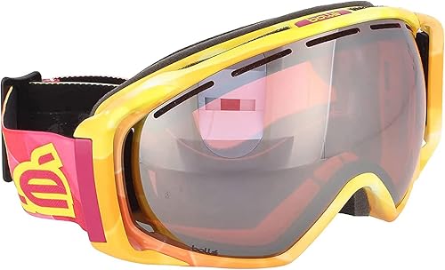 Bolle Gravity - Gafas de moto de nieve unisex para adultos, diseño de explosión de sol, pistola bermellón, talla única