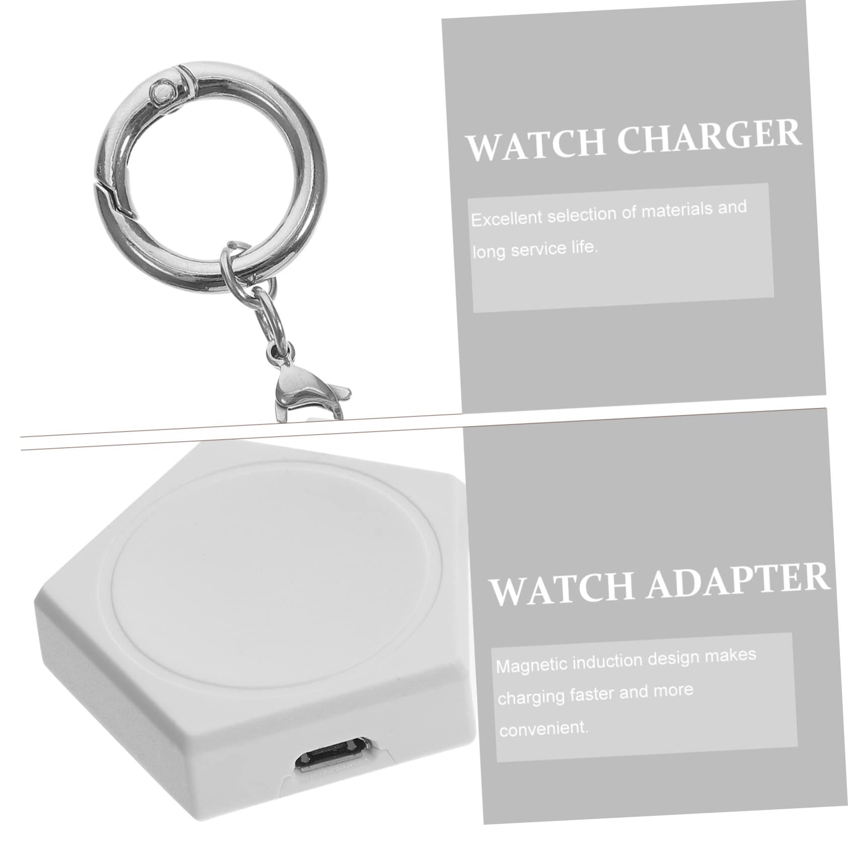 Mikikit 5pezzi Caricatore Portatile Wireless Per Orologi Adattatore Multifunzionale Compatibile Con Pixel Watch Design Compatto e Induzione Magnetica Stazione Di Ricarica Pratica e