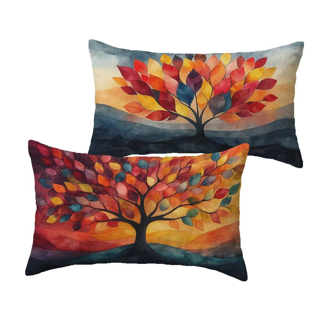 Housse coussin 40x70 turquoise taie oreiller rectangulaire imperméable