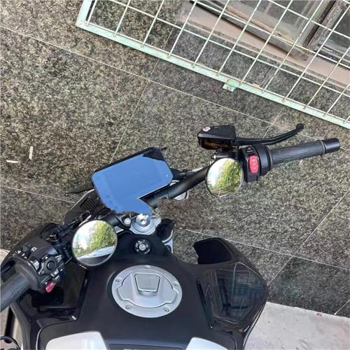 Retrovisor CFMOTO 450MT 2024 espejo convexo redondo gran angular par 3