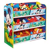 Unidad de almacenamiento infantil de Mickey Mouse de HelloHome: práctico e ideal para guardar juguetes, libros y juegos