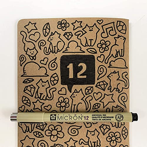 Sakura Pigma Micron Fineliner Pens - Archival Black Ink Pens - Pens For Writing, Drawing, Or Journaling - Assorted Point Sizes - 16 Pack #TOP6