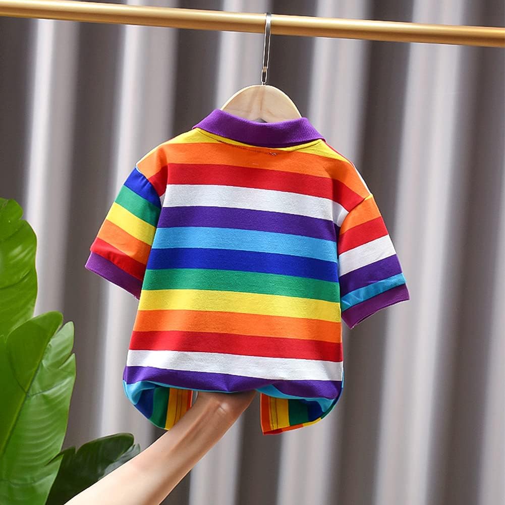 Little Boys Short Sleeve Polo Shirt Cute Summer Tee Uniform Tops: Clothing, Shoes & Jewelry