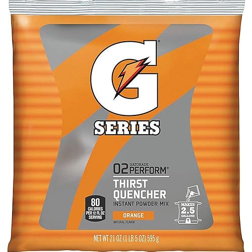 Gatorade Polvo de naranja, bolsa de 21 onzas
