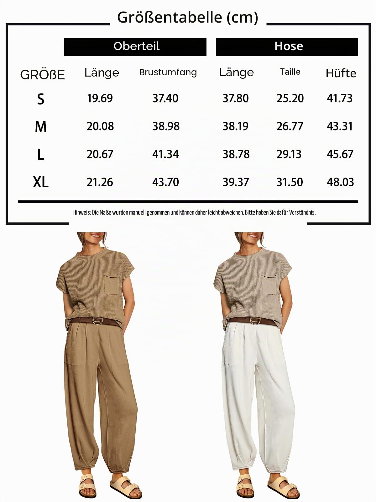 LILLUSORY Damen Lszsf0807 Rundhalsausschnitt (2er Pack)