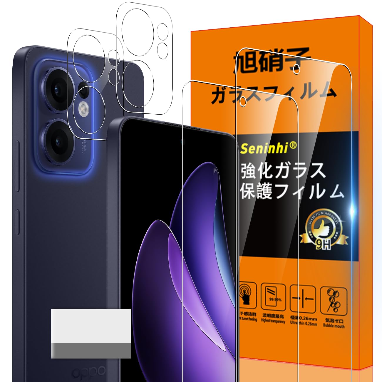 Amazon.co.jp: 対応 OPPO Reno 13A ガラスフィルム OPPO Reno13
