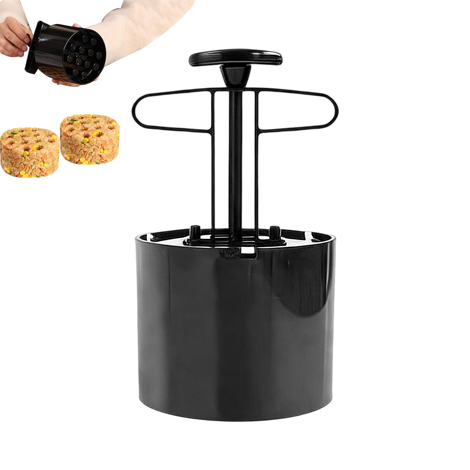 Bandeja de silicona de fácil liberación con forma robusta y moderna para tartas perfectas