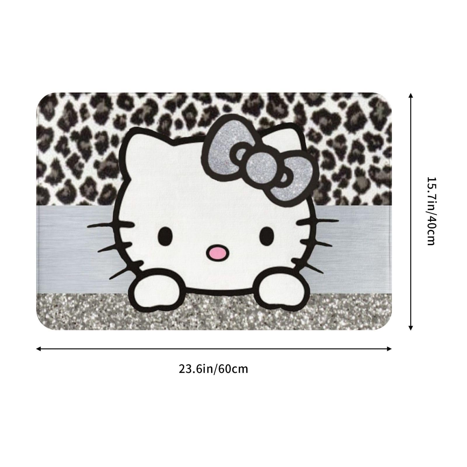 Amazon | COOLEAD 玄関マット ヒョウ柄 ハローキティ アニメ