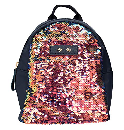 Preisvergleich Produktbild Depesche 10158 - Rucksack mit Pailletten Trend Love, blau