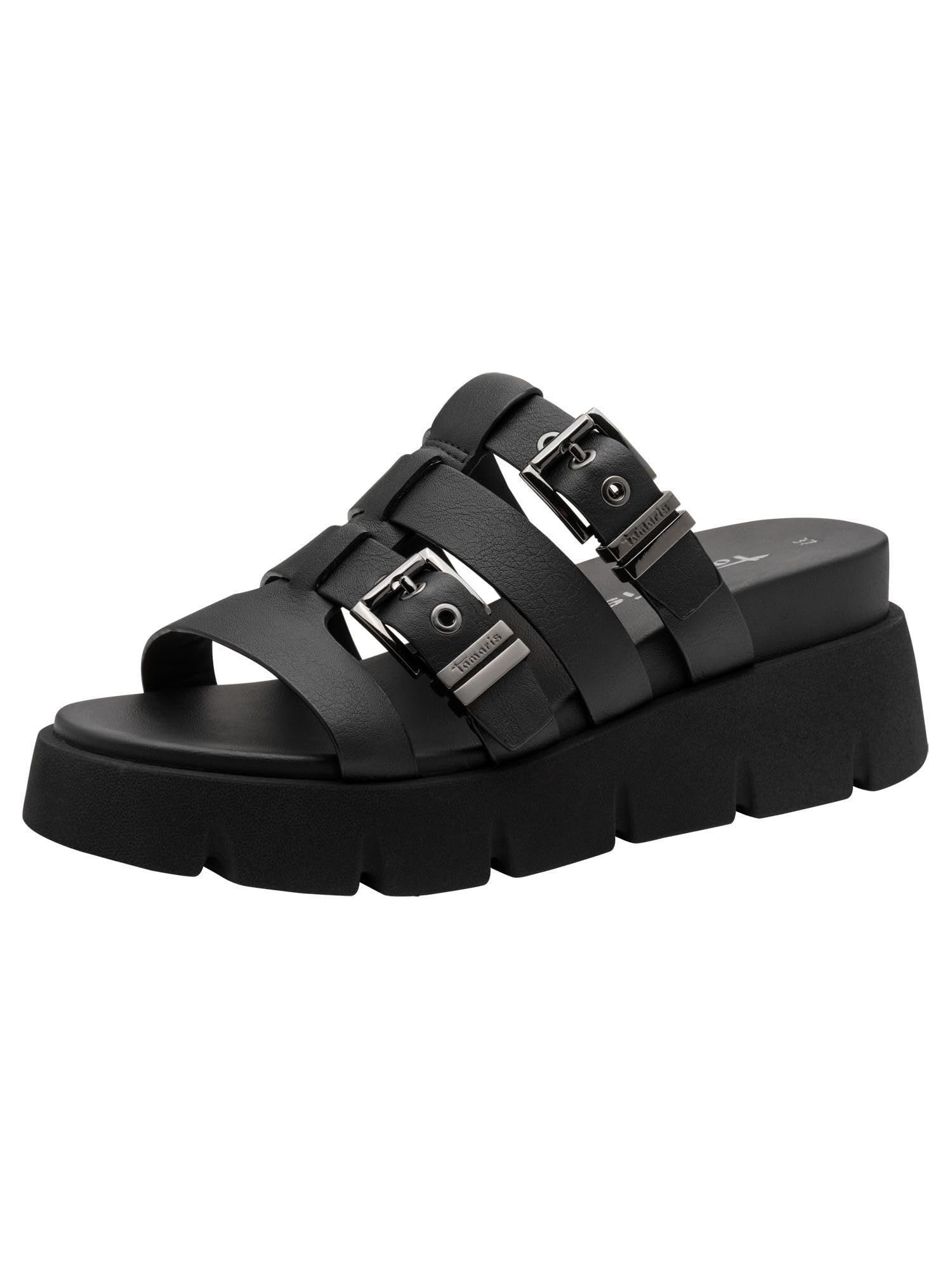 Tamaris Women's platform mule black 5.5 UK