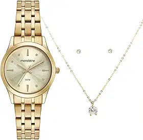 Kit Relógio Mondaine Analógico 32611lpmkde1k1 Dourado
