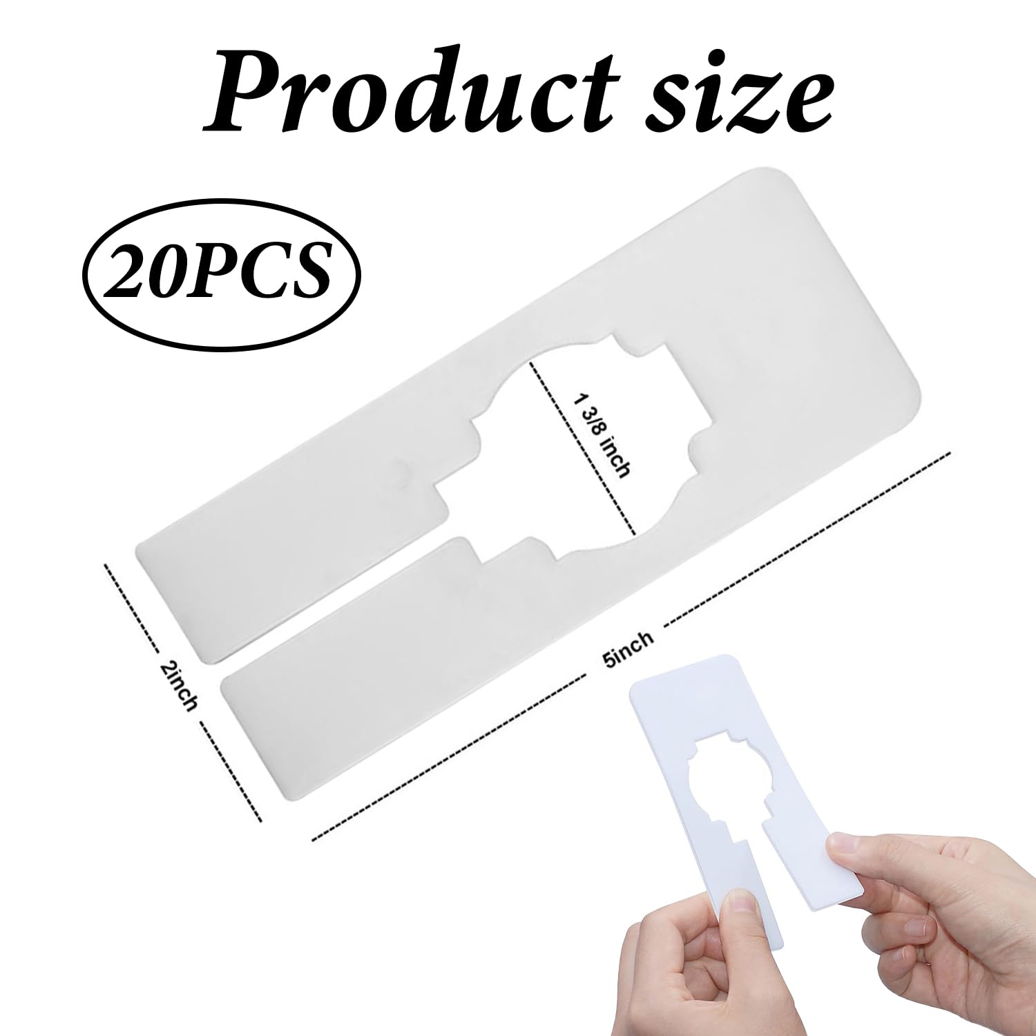 20 PCS Wardrobe Dividers, White Plastic Closet Organizer for Baby Clothes, Nursery, and Retail, Clothing Rack Dividers, Closet Rod and Rail Dividers, Durable and Easy to Use - Image 2