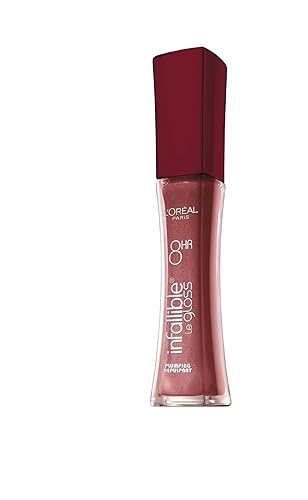 L'Oréal Paris infallible nunca falla plumping Lip Gloss, 0.21-fl oz, Mauve