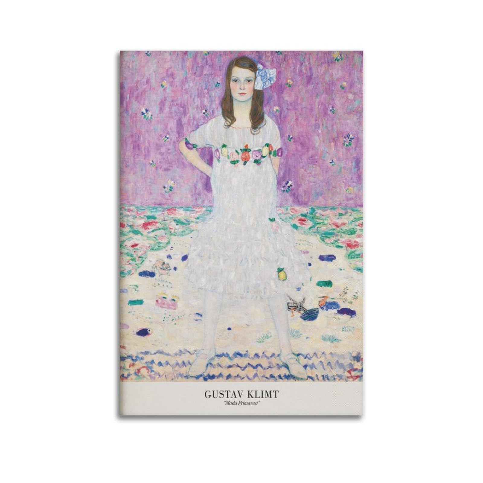 xiaoxiaoshen Gustav Klimt 'mada Primavesi' Nouveau Canvas Poster Wall Art Prints Room Aesthetic Murals Bedroom And Living Decorations 20x30inch(50x75cm)