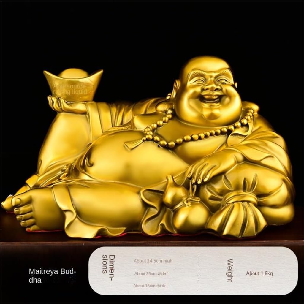 仏像 虚空蔵菩薩 座像 丑・寅(うし・とら)歳の守り本尊真鍮 高さ16cm