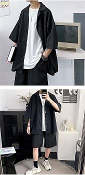 Amazon.co.jp: セットアップ メンズ ジャケット ハーフパンツ ショート