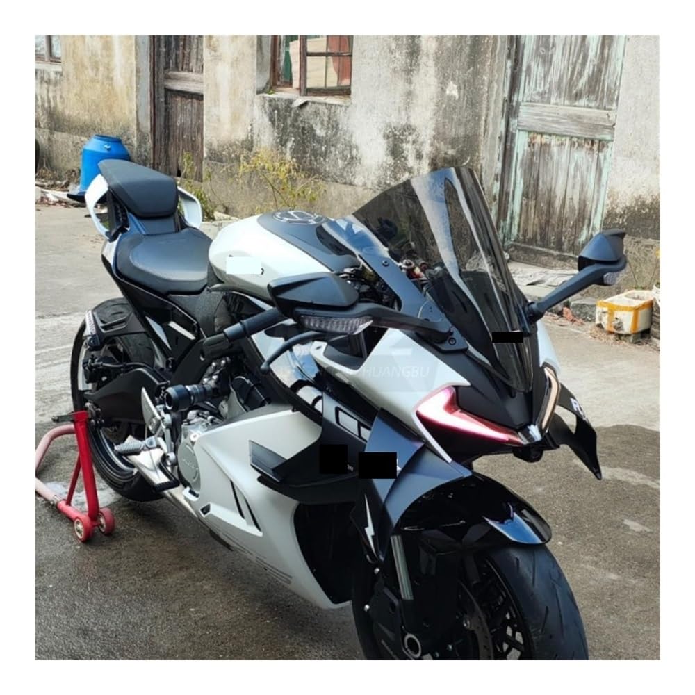 Motorradverkleidung Seitenabdeckung Für CFMOTO 675SR 675 SR-R 2024 2025 Motorrad Seitenflügelsatz Feste Winglet-Verkleidung Schallwand Spoiler Verkleidungsabdeckung