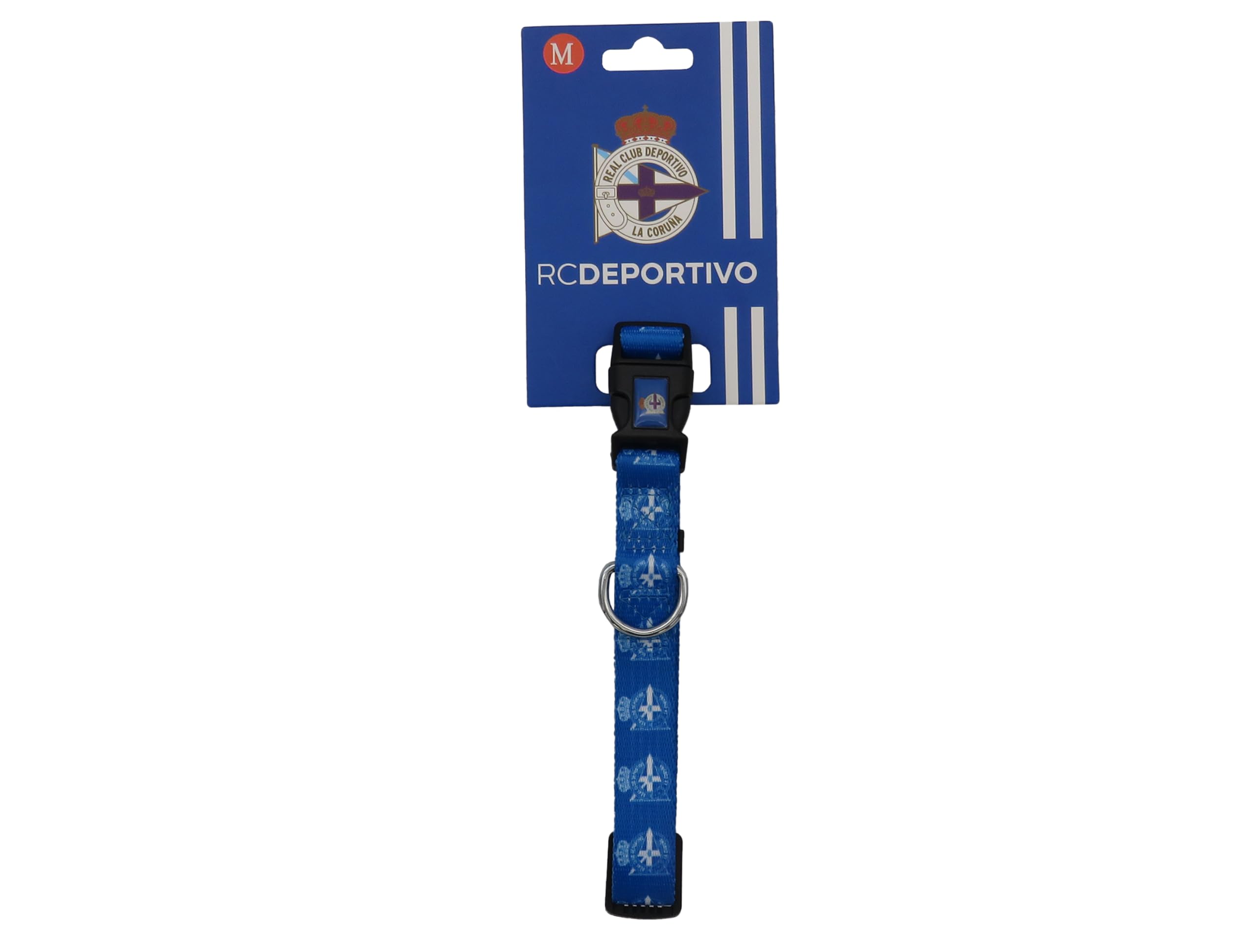 Deportivo de la Coruña Colla Accesoiros para Mascotas Talla L Azul Oficial