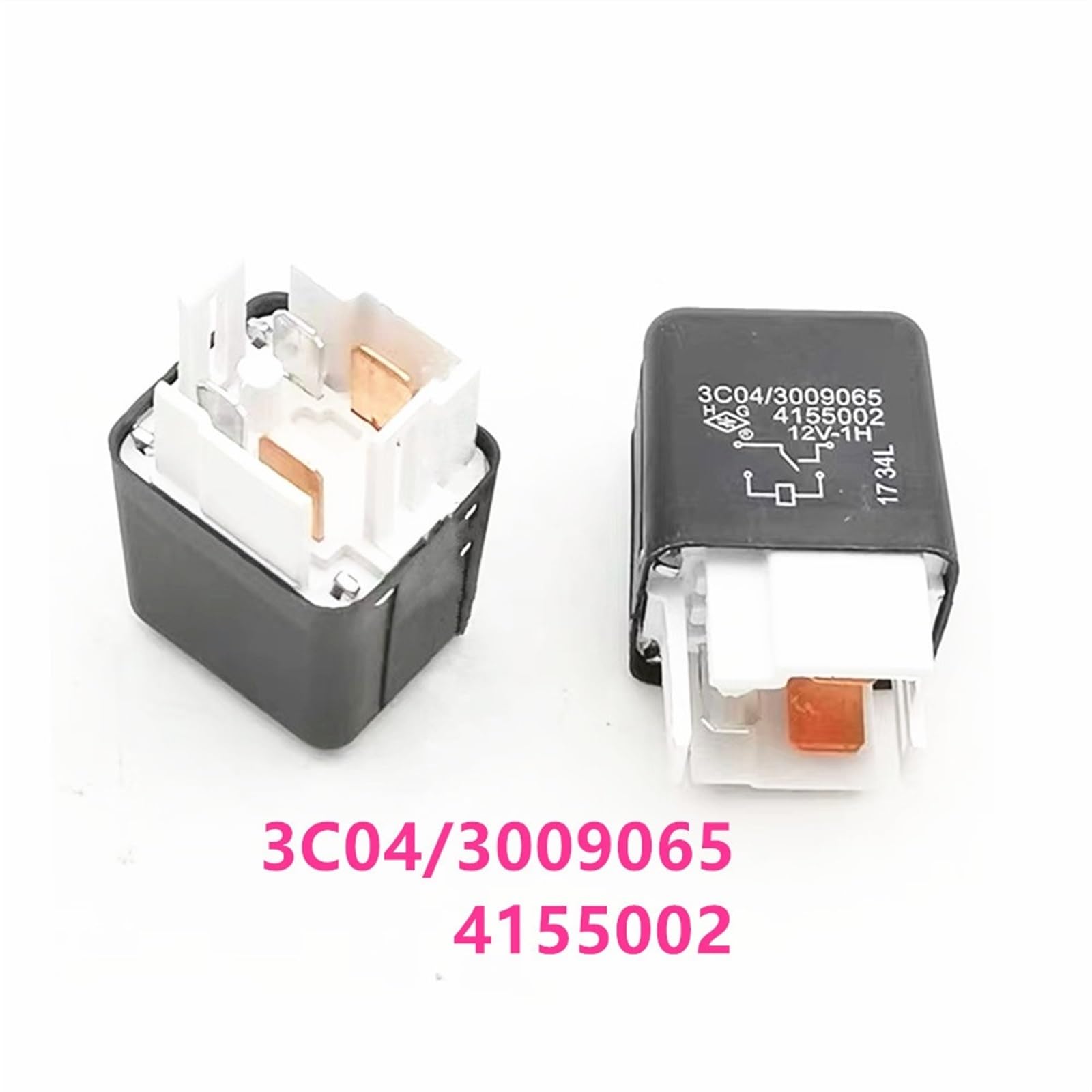 1 bomba de combustible de 12 V, 4 pines, relé 4155002, 3C04/3009065
