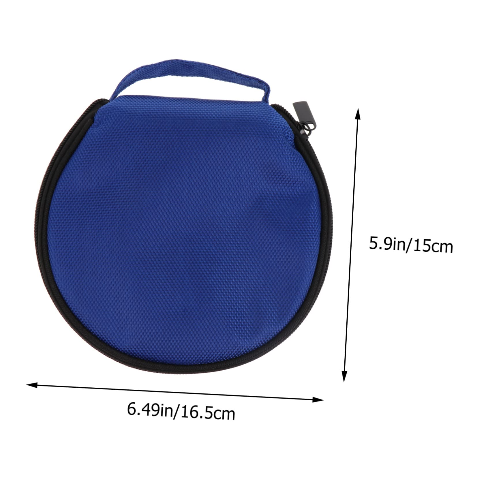 KICHOUSE CD Holder Pouch Capacity Storage Bag Portable Disc Protector with Zipper for Travel Home Use Space Saving Design with Hanging Rope Stylish CD Case