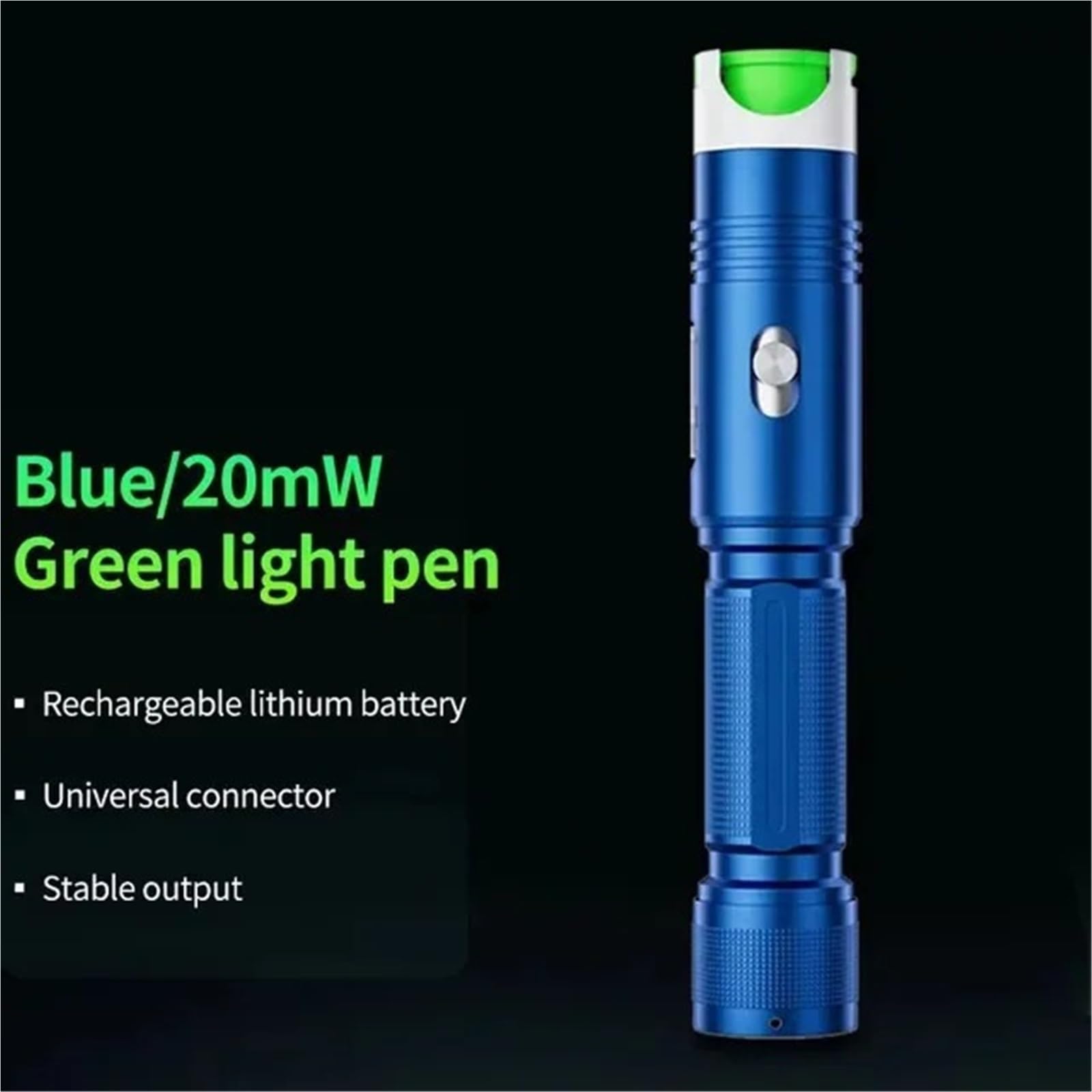 Testeur Fibre Optique, Localisateur visuel de défauts, nouveau stylo vert 10-20 MW, lumière VFL rechargeable, test de câble à fibre optique FTTH(20MW)