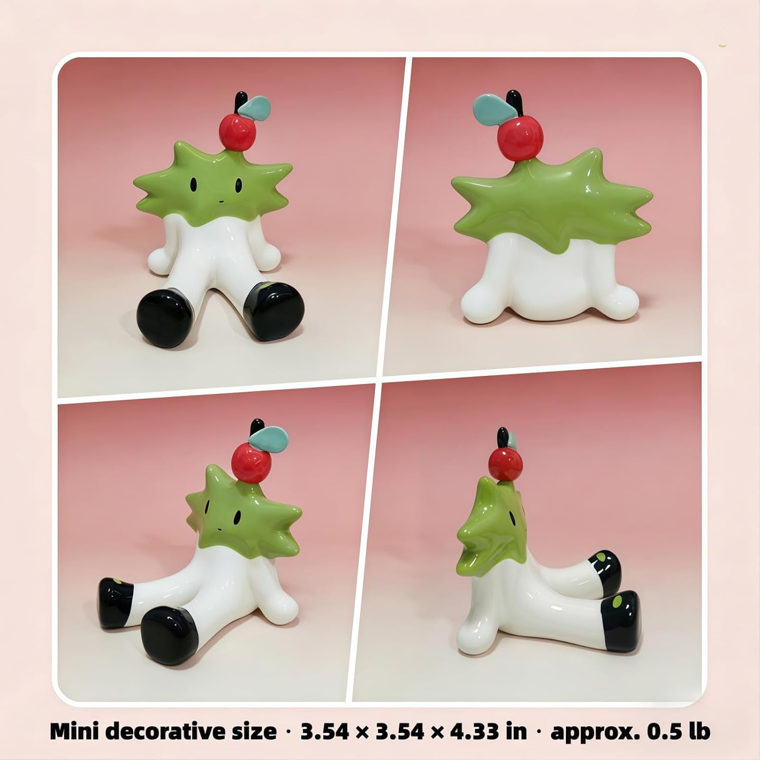Lil' Thorn Emotional Support Gifts for Women, Sister & Best Friends, Thoughtful Birthday Present, Calming Home Office Desk Decor, Handmade & Hand-Painted Ceramic Desktop Figurine