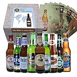9 BIERE DER WELT - Das Geschenkset enthält: Sagres - Birra Moretti - HITE - Tsingtao - Saigon - Tuborg - Efes - Tiger - Wicküler