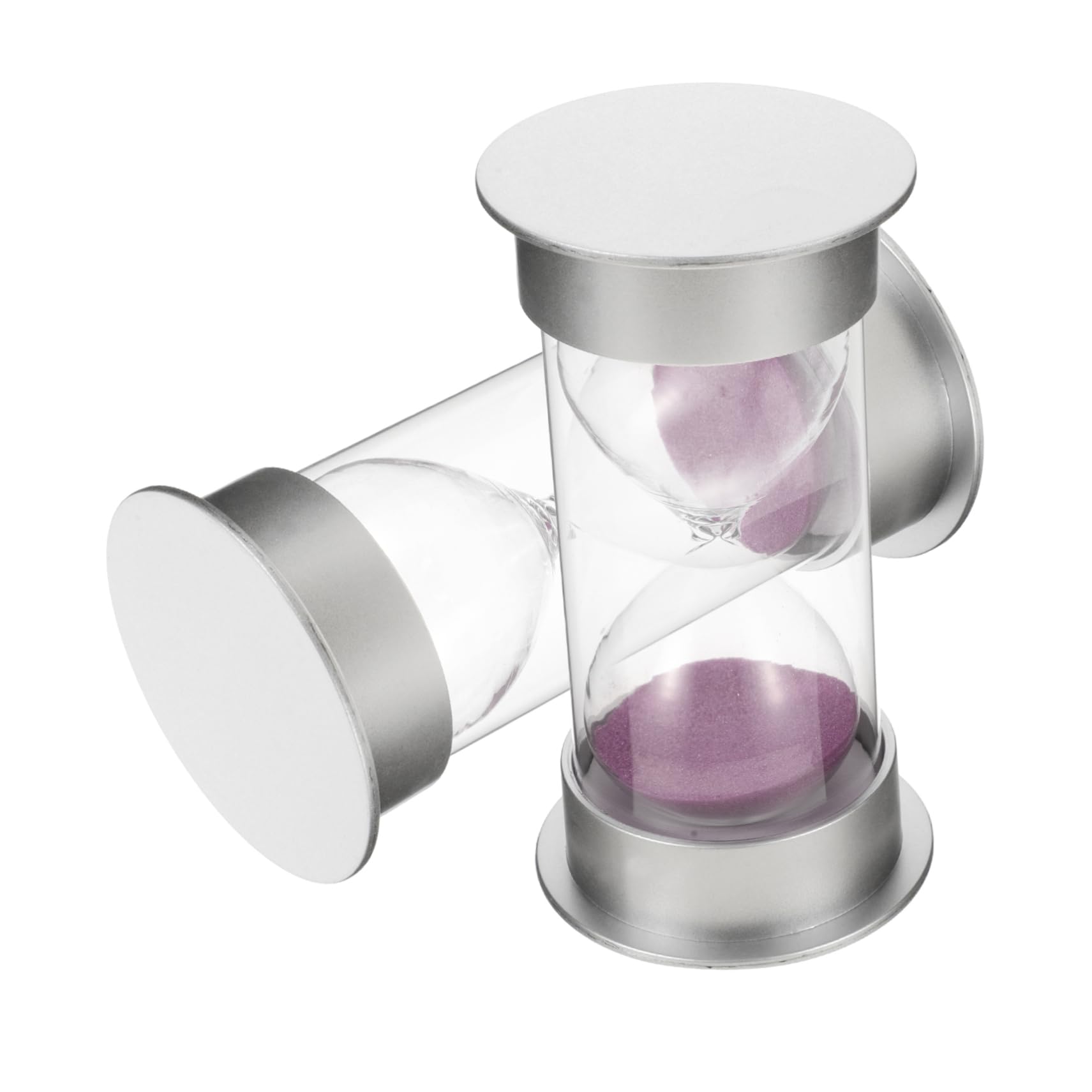 POPETPOP 4 Ensembles Horloge De Sable Décorative De Bureau Minuterie De 20 Minutes Minuterie De 20 Minutes Décoration De Sable Décoration De Maison Verre Borosilicate 2 pièces * 4