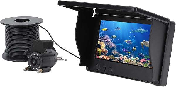 Podwodna Kamera Wędkarska 1080P o Wysokiej Rozdzielczości i Dużym Ekranie do Wykrywania Ryb do łowienia Pod Lodem