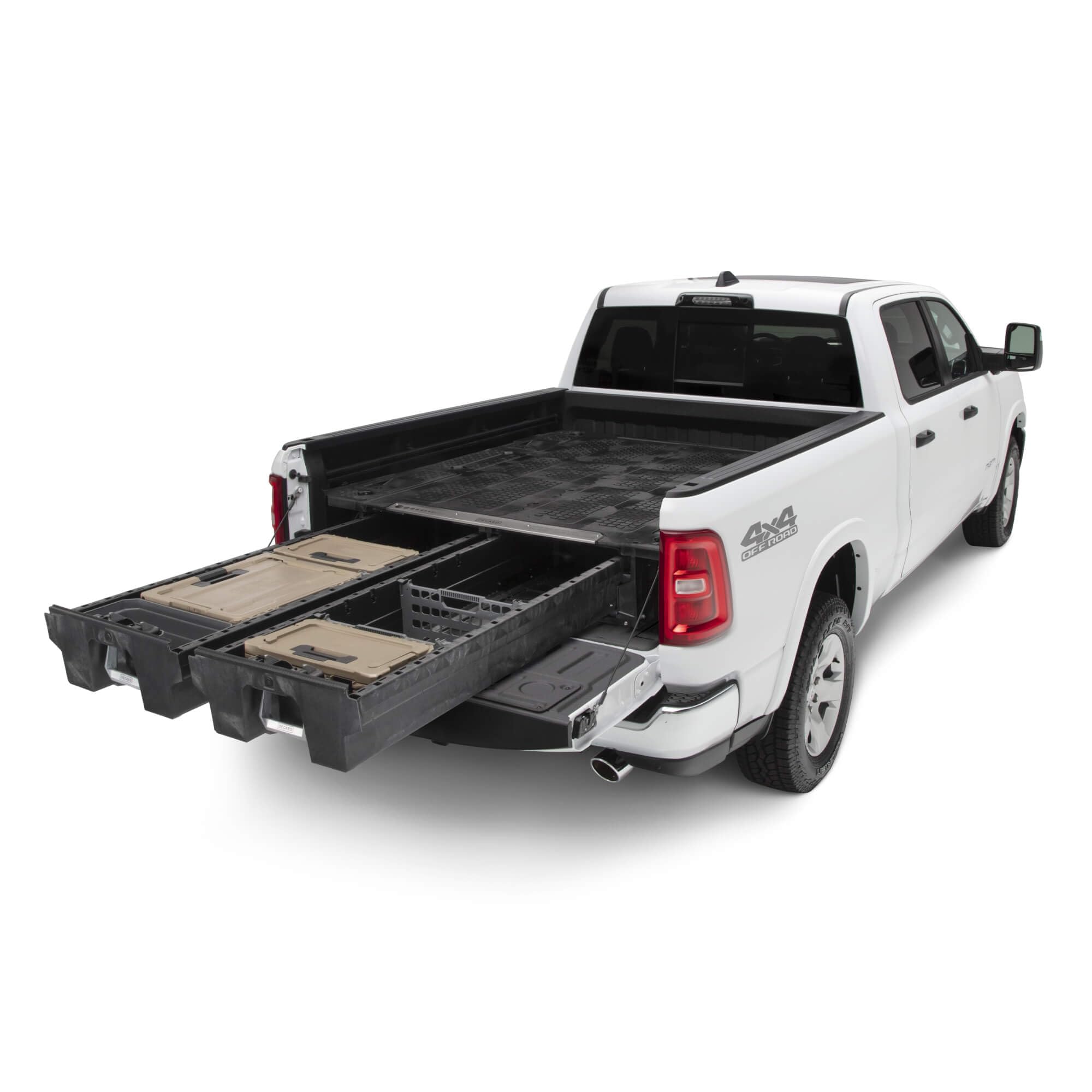 DECKED Truck Bed Storage System with System Accessories | Compatible with RAM 1500 (2019-current) 5'7"