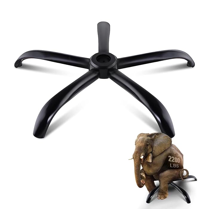 Buy Sytopia Office Chair Base, 28 Inch Office Chair Base Replacement with Reinforced Metal Legs