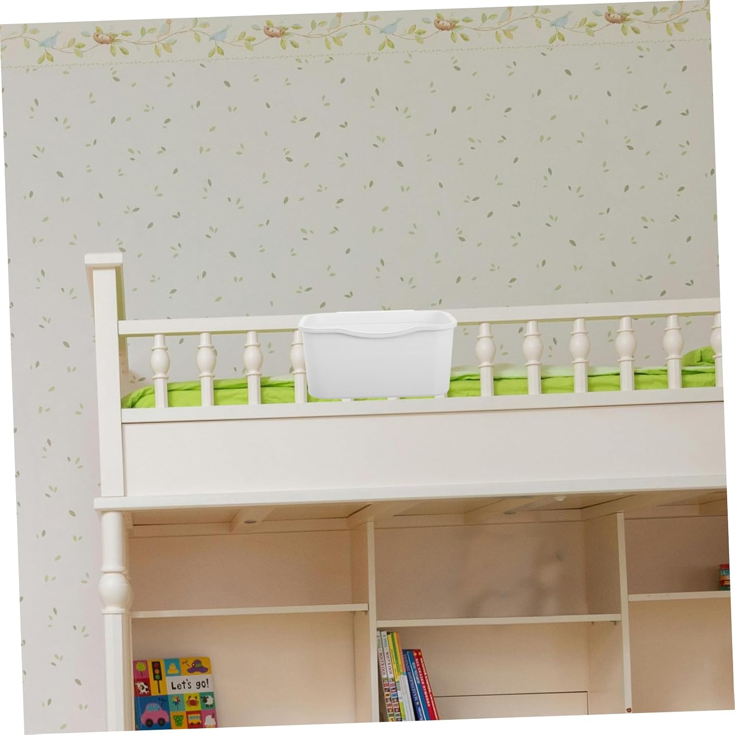2pcs Bedside Hanging Organizer Plastic Bunk Bed Shelf for Dorm Room Efficient Storage for Phones Books Glasses Versatile Bedside Caddie for Bed Rails Bunk