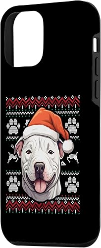 Vista 29 de iPhone XS Max Dogo Argentino Santa Hat Christmas Funny Dog Mom Dad Case