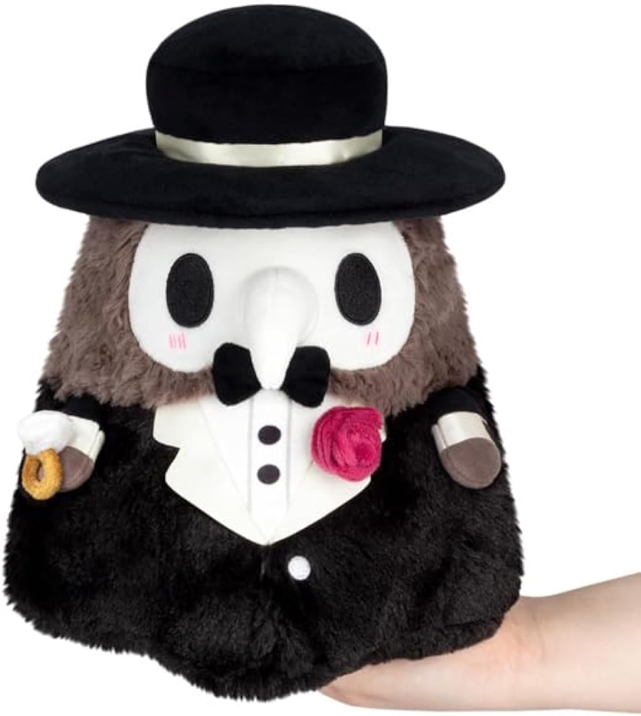 Squishable - Mini Wedding Plague Doctor - The Mysterious Doctor Plague Collection - 10 in - Soft Toy Collectible Stuffed Animal - Hand Magnets