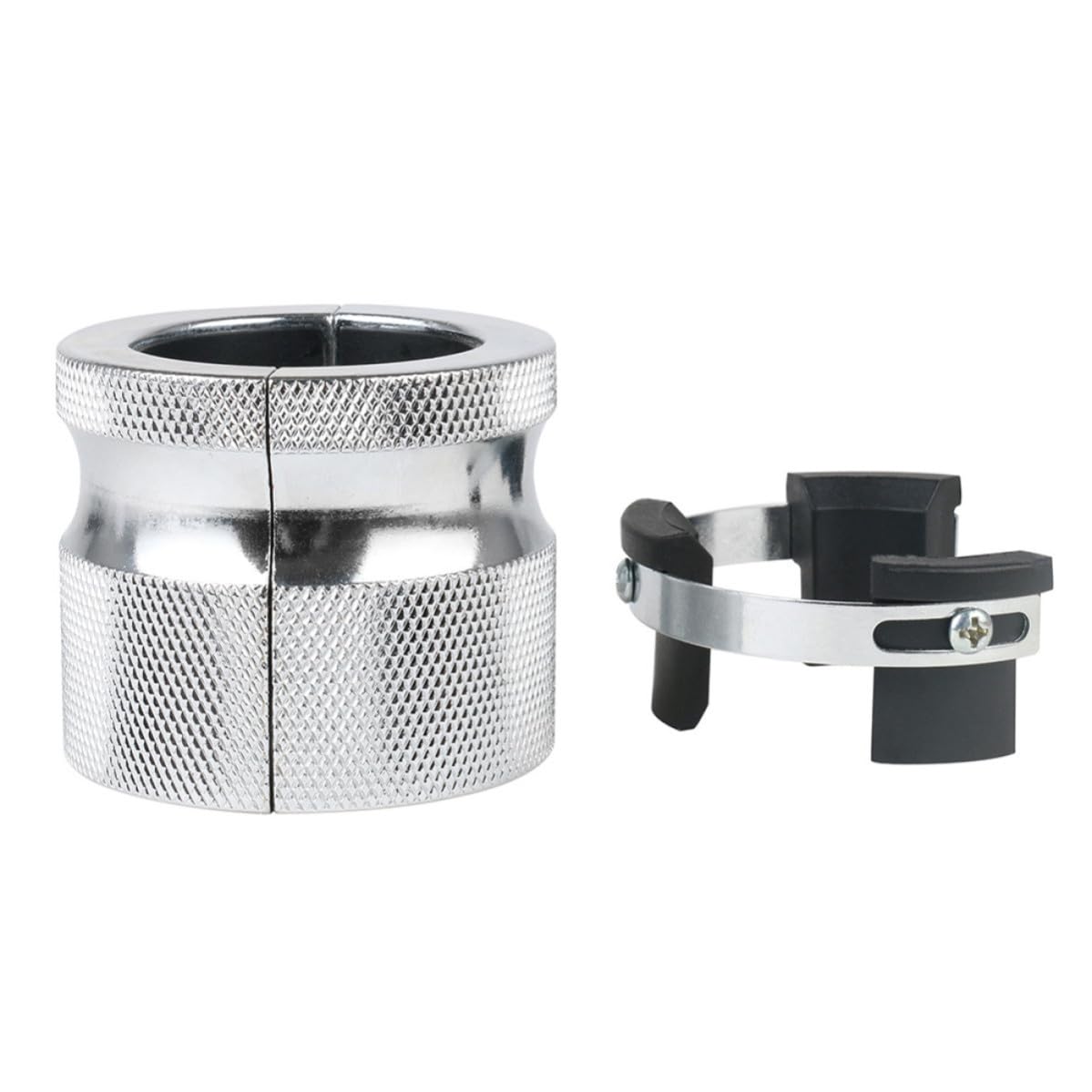 UPKOCH Herramienta de Instalación de Sellos de Horquilla Ajustable Herramienta para Instalar el Retén Horquilla 39mm a 50mm Acero al Carbono Plata