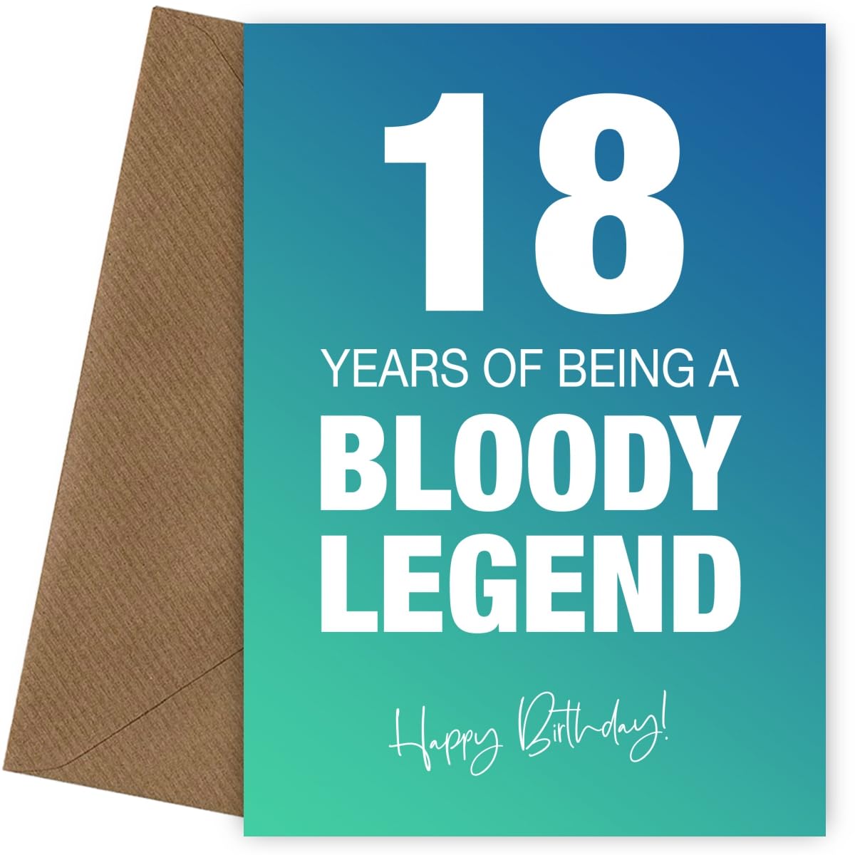 Cartes D'anniversaire Amusantes Pour Homme Et Femme – Légende Sanglante – Carte D'anniversaire Pour Homme, Femme, Papa, Frère – Carte De Vœux 17,8 X