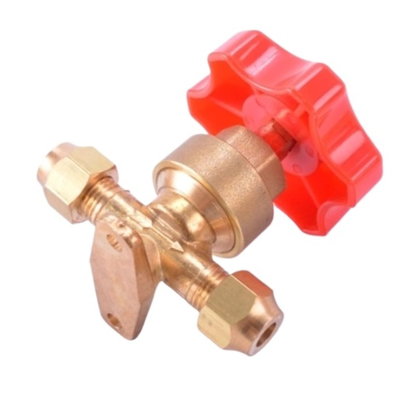 Belovek One Color Air Conditioning Cold Storage Refrigeration Manual Valve, Screw Copper Pipe Through Globe