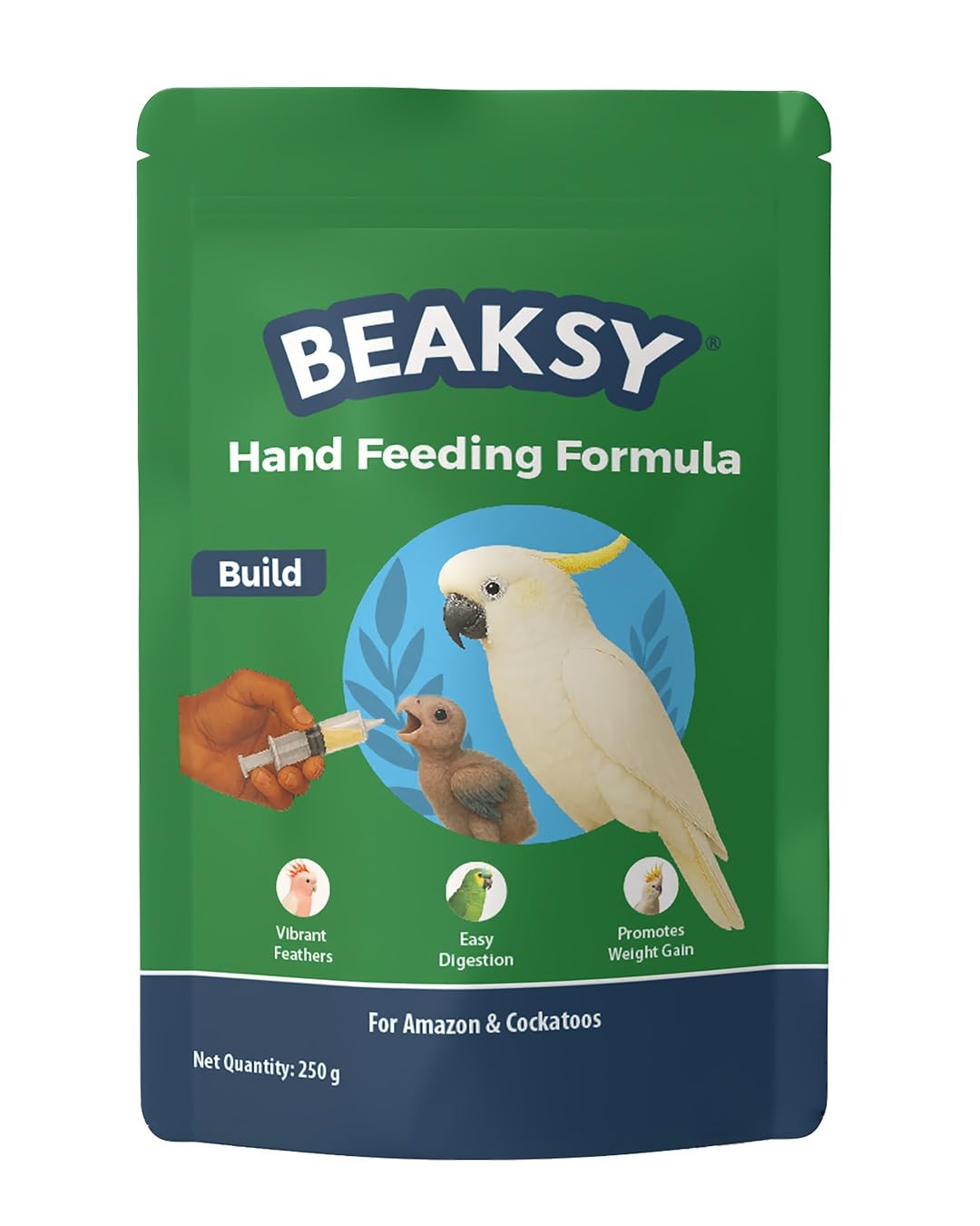 Boost Hand Feeding Formula for Baby Birds | for Conures, Grey Parrots & Macaws | Promotes Weight Gain, Vibrant Feathers & Easy Digestion (250gm)-image-23